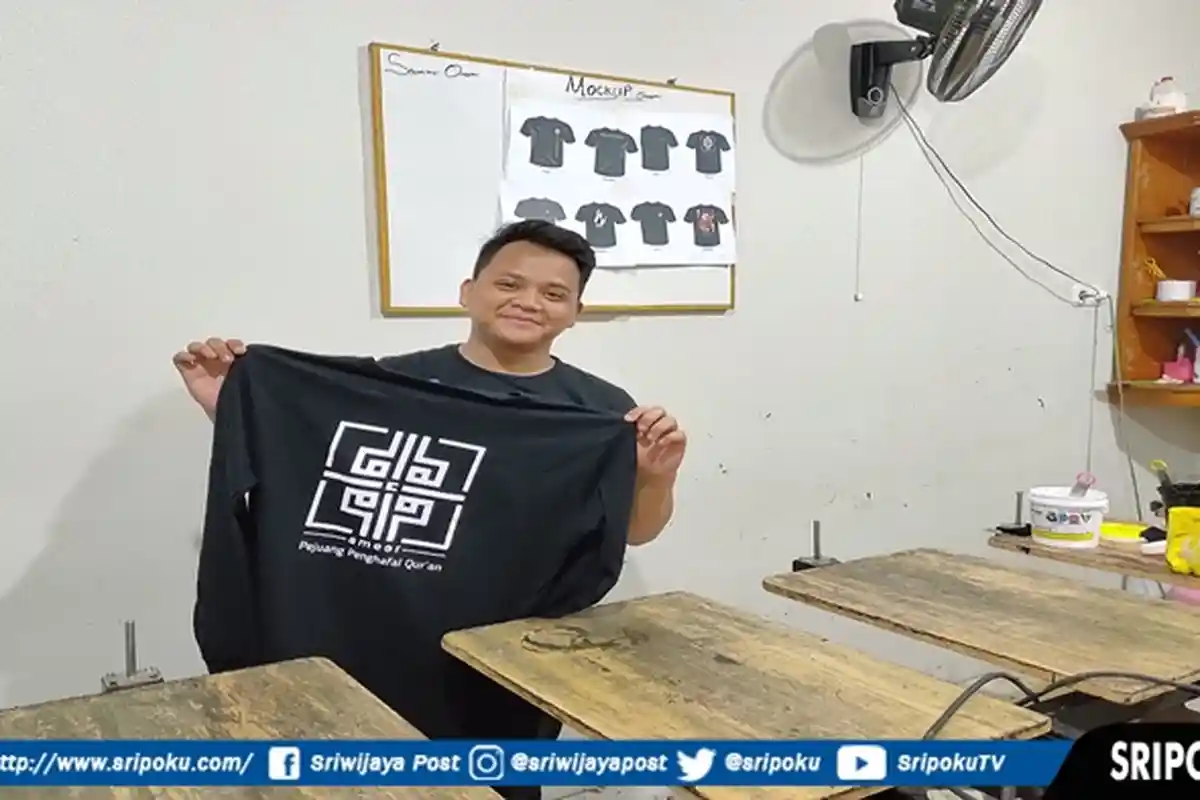 Sisa Uang Rp20 Ribu, Pengusaha Clothing di Palembang Ini Rela Berikan Gaji Pegawai Full di Pandemi