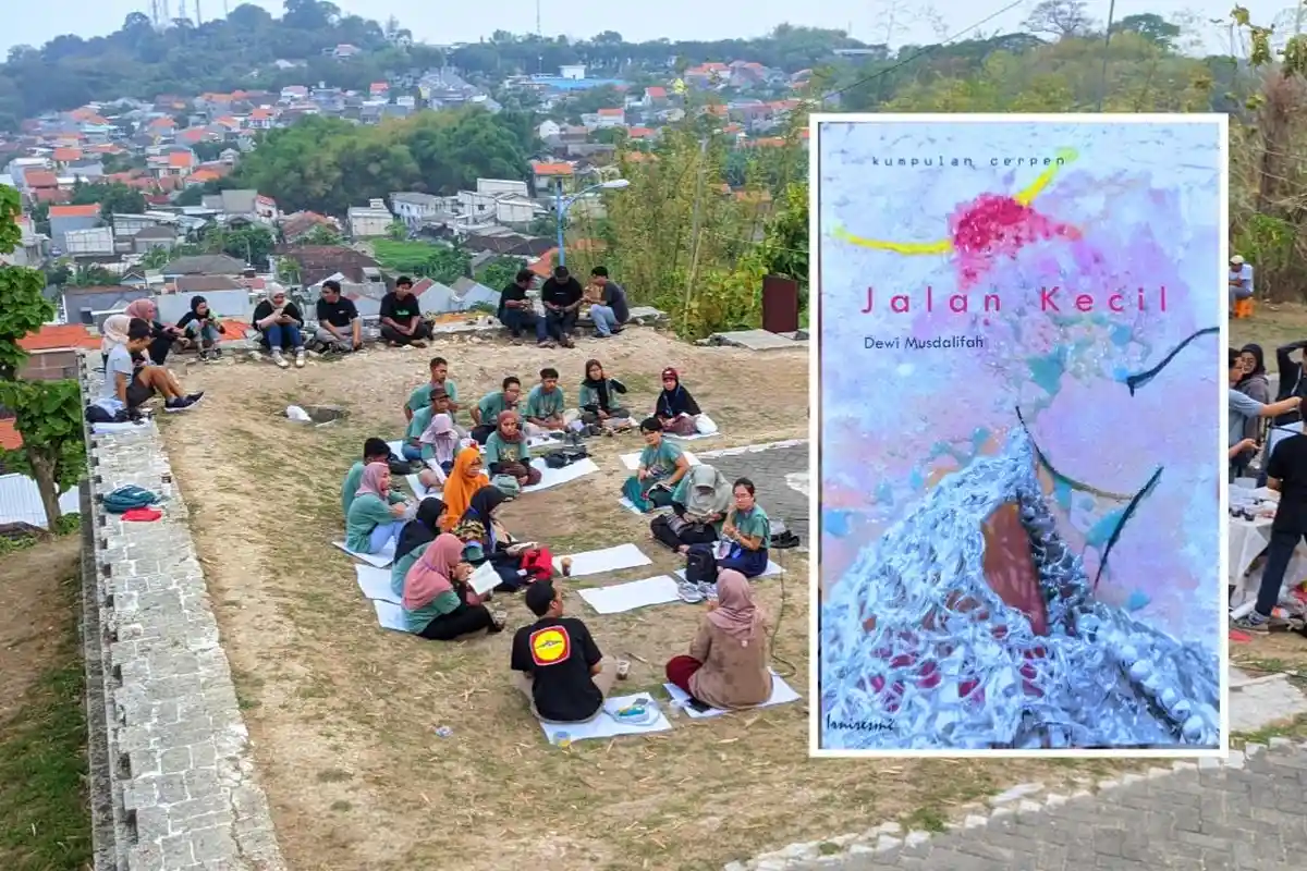Di Puncak Bukit Situs Giri Kedaton Gresik, Kumcer 'Jalan Kecil' karya Dewi Musdalifah Dibedah