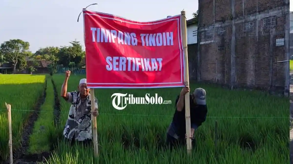 Warga Protes Pembangunan Koperasi Merah Putih di Karangduren Boyolali, Tanah Diduga Masih Sengketa