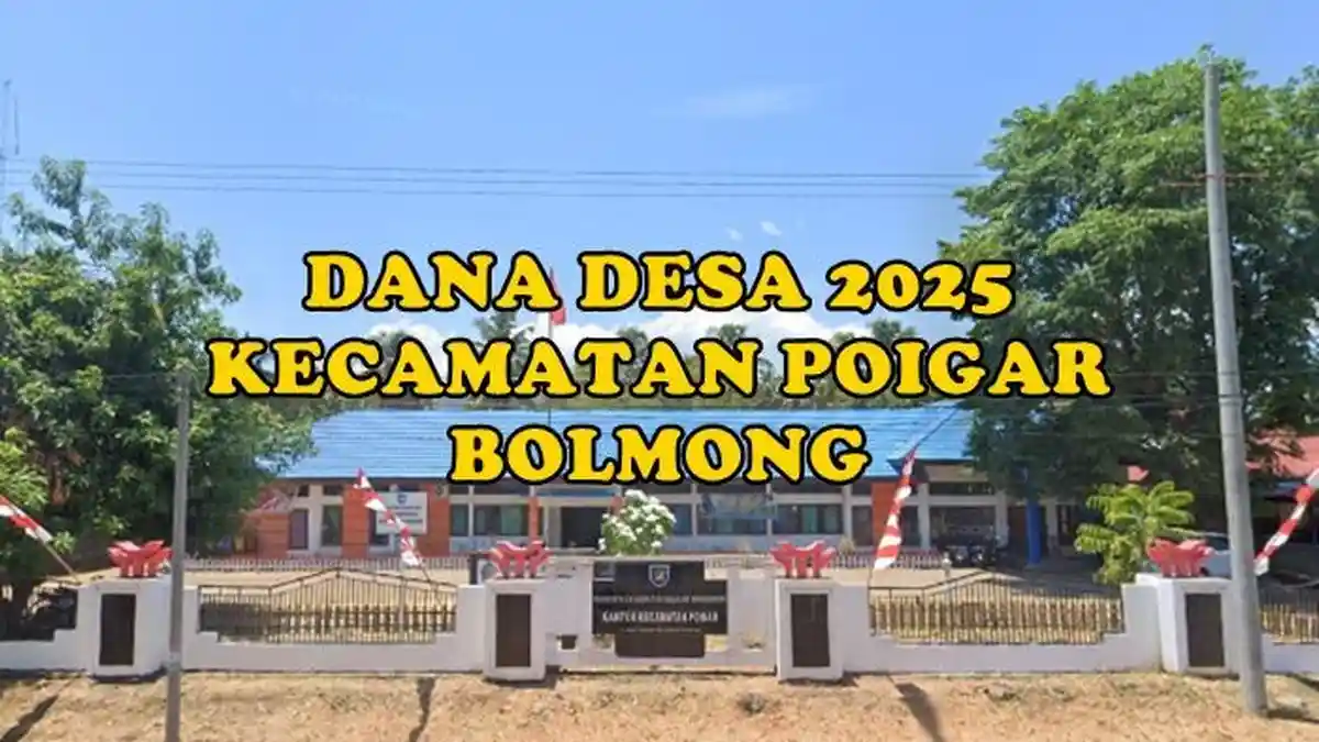 Ini 20 Desa di Kecamatan Poigar Bolaang Mongondow Penerima Dana Desa 2025