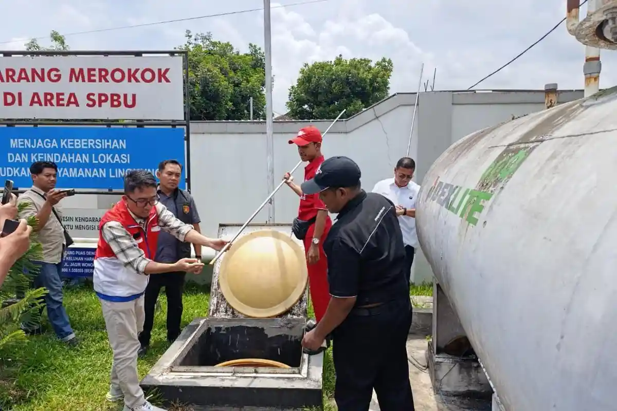 Pertamina Sidak 3 SPBU di Kabupaten Blitar, Terkait Isu Pertalite Bercampur Air