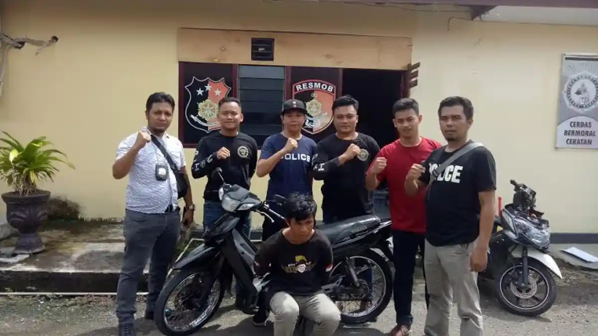 Curi Motor Karyawan Bank, Pelajar di Mamuju Diringkus Tim Phyton