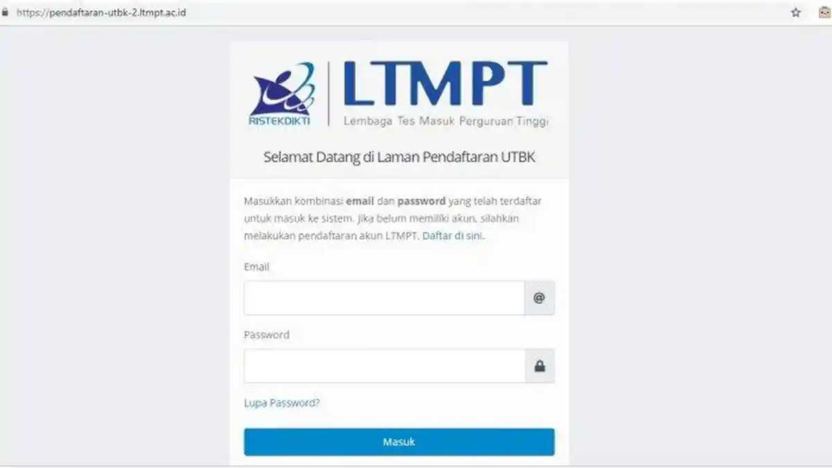 Alur Daftar UTBK SBMPTN 2019 Gel II di Login di https://pendaftaran-utbk-2.ltmpt.ac.id/, Contoh Soal
