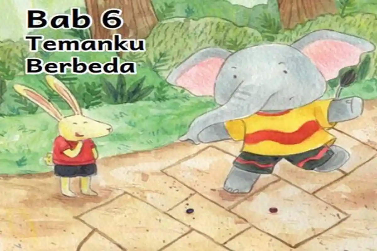 Soal BAB 6 Bahasa Indonesia Kelas 1 SD Kurikulum Merdeka Lengkap Kunci Jawaban, Temanku Berbeda