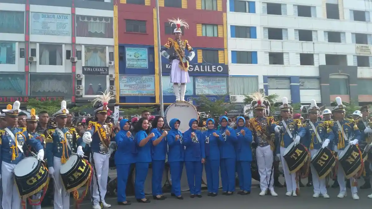 Taruna AAL Marching Band Hold Parade This Afternoon, Avoid Traffic at Several Roads in Batam