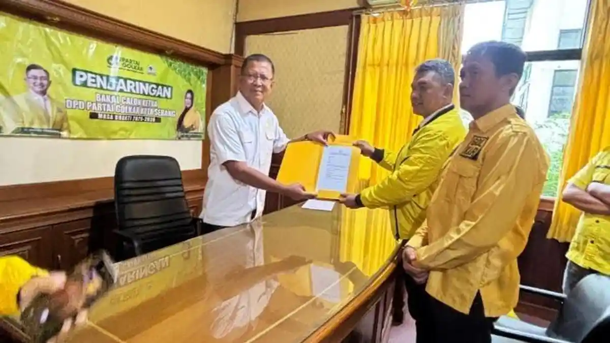 Musda IV Golkar Kota Serang, Teguh Ista’al Jadi Pendaftar Pertama Calon Ketua DPD 2025–2030