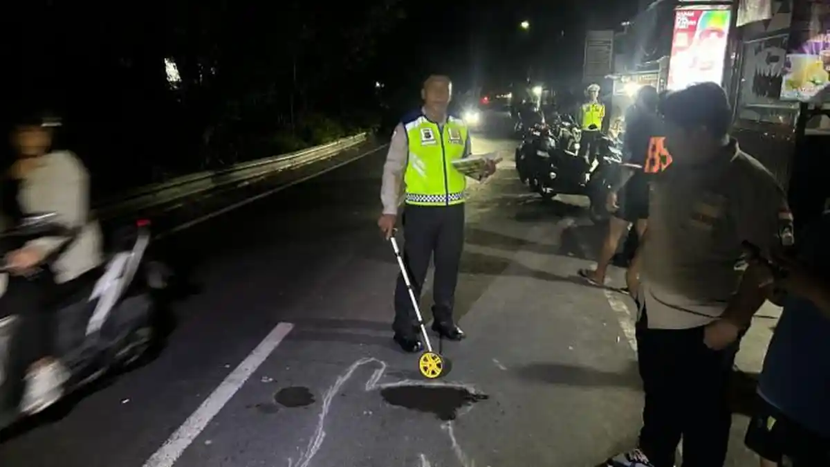 Melaju Tanpa Lampu, Pengendara Karisma Tabrakan hingga Tewas, Pengendara Vespa Kabur