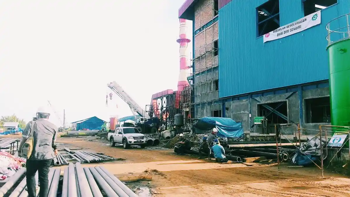 Proyek PLTU Parit 23 Tembilahan Diklaim Sudah 90 Persen