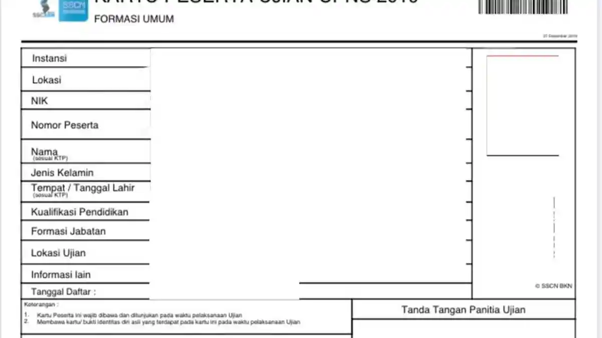 Belum Dapat Waktu dan Lokasi Tes SKD CPNS 2019? BKN Anjurkan Hal Ini