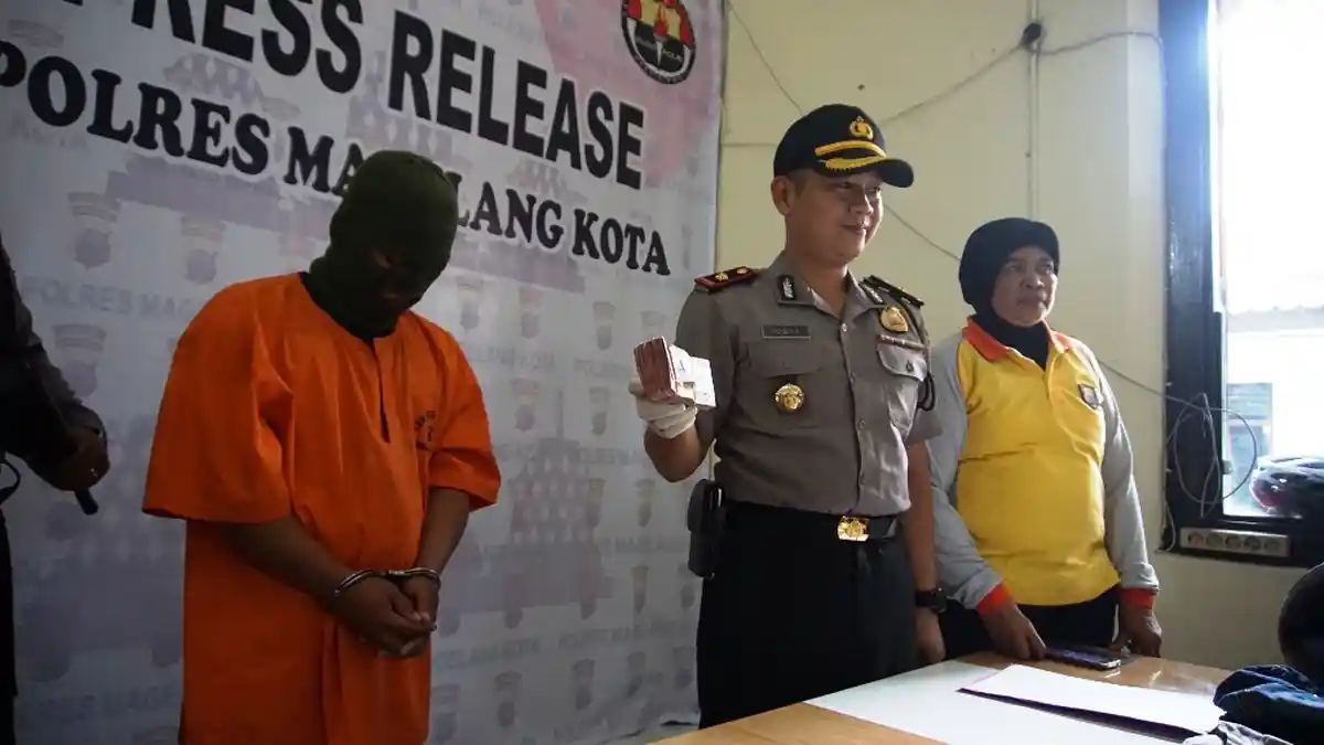Menjambret Juragan Toko di Magelang Hingga Puluhan Juta, Pria Ini Berakhir Begini