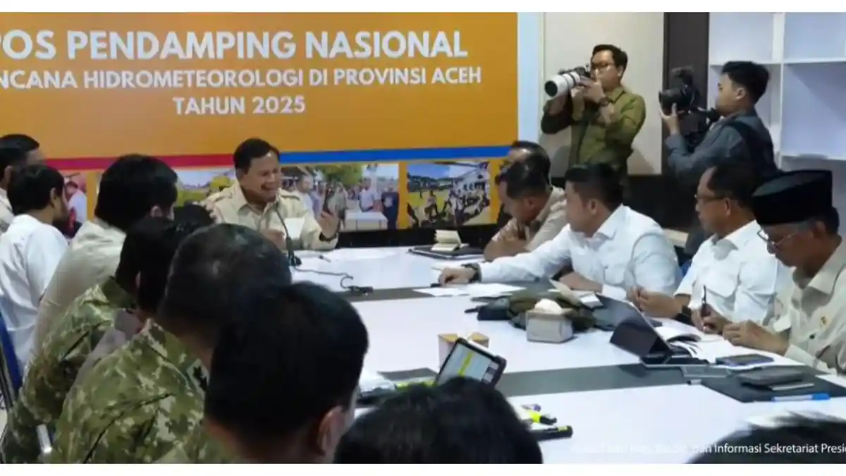 Momen Prabowo Video Call Bupati Aceh Tengah dan Bener Meriah yang Terisolir Bencana, Janji Kunjungi