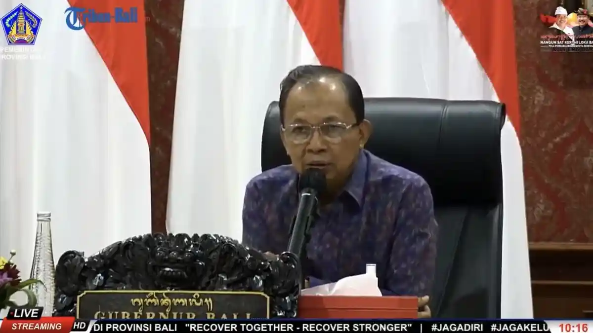 Bupati dan Walikota Se-Bali Diminta Serius Tangani Covid-19, Koster : Jangan Malas-malas