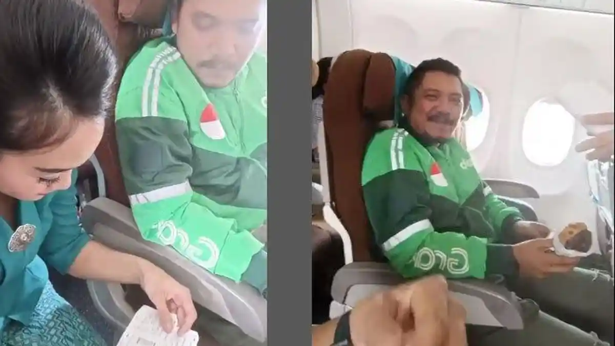 SOSOK Ojol Ambil Pesanan Bakpia dari Medan ke Yogyakarta, Pramugari Penasaran, Ternyata Anggota DPRD