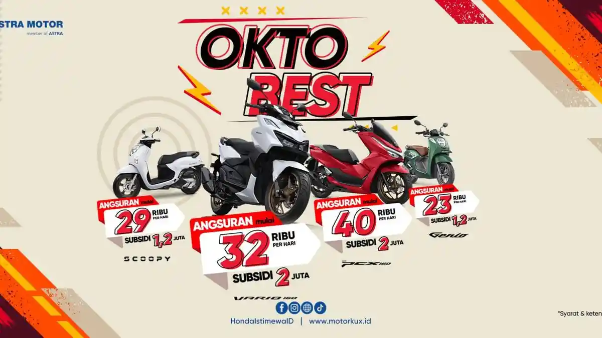 Astra Motor Yogyakarta Hadirkan Program OktoBEST, Ada Subsidi dan Potongan Angsuran