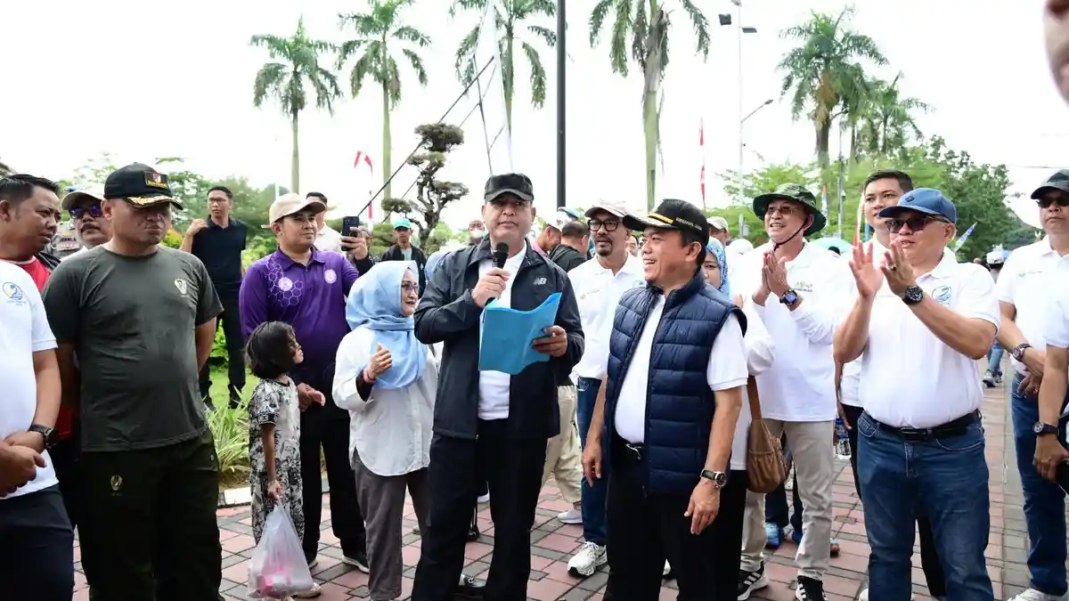 Wakapolda Jambi Hadiri Jalan Santai HUT Provinsi Jambi ke-69