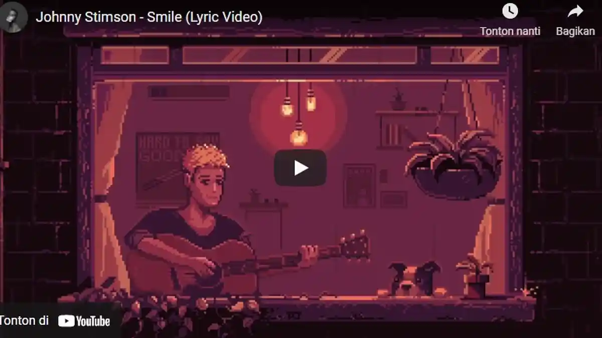 Chord Kunci Gitar dan Lirik Lagu Smile Johnny Stimso, If We Just Smile