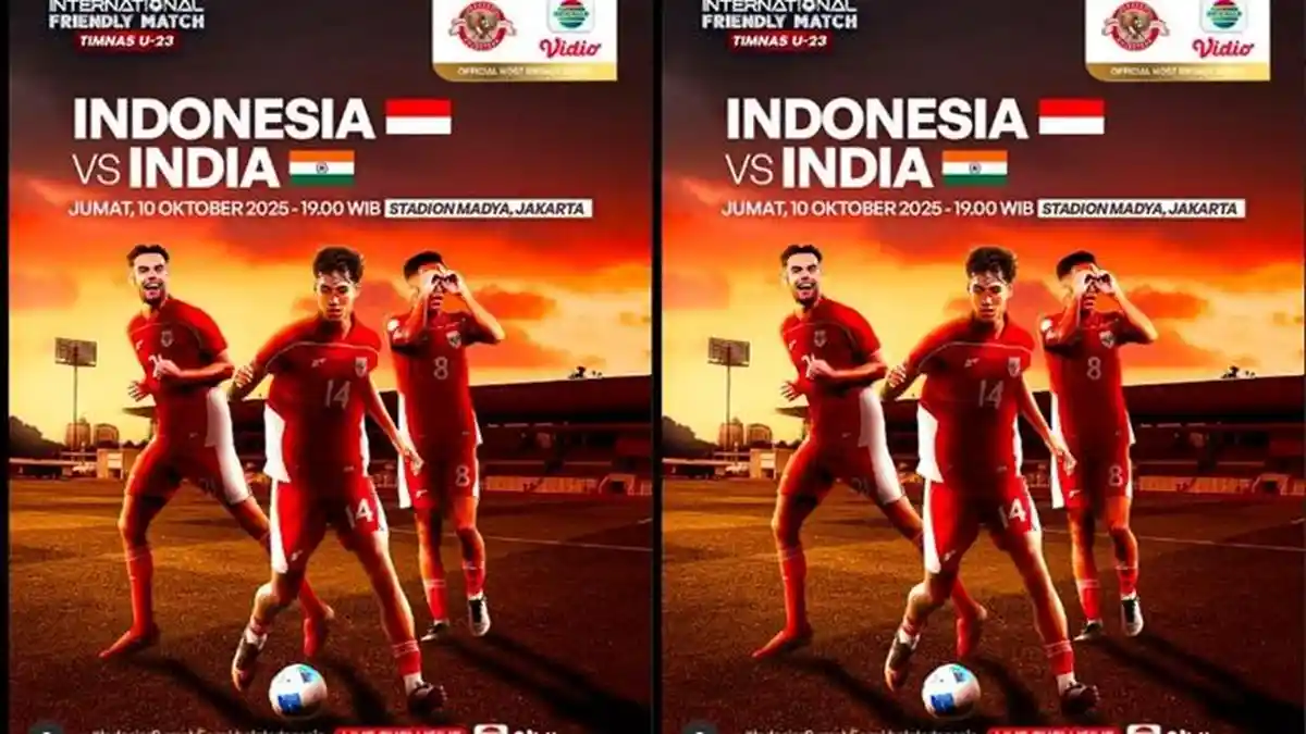LIVE Indosiar Gratis! Cara Nonton Live Streaming Timnas U23 Indonesia vs India Friendly Match