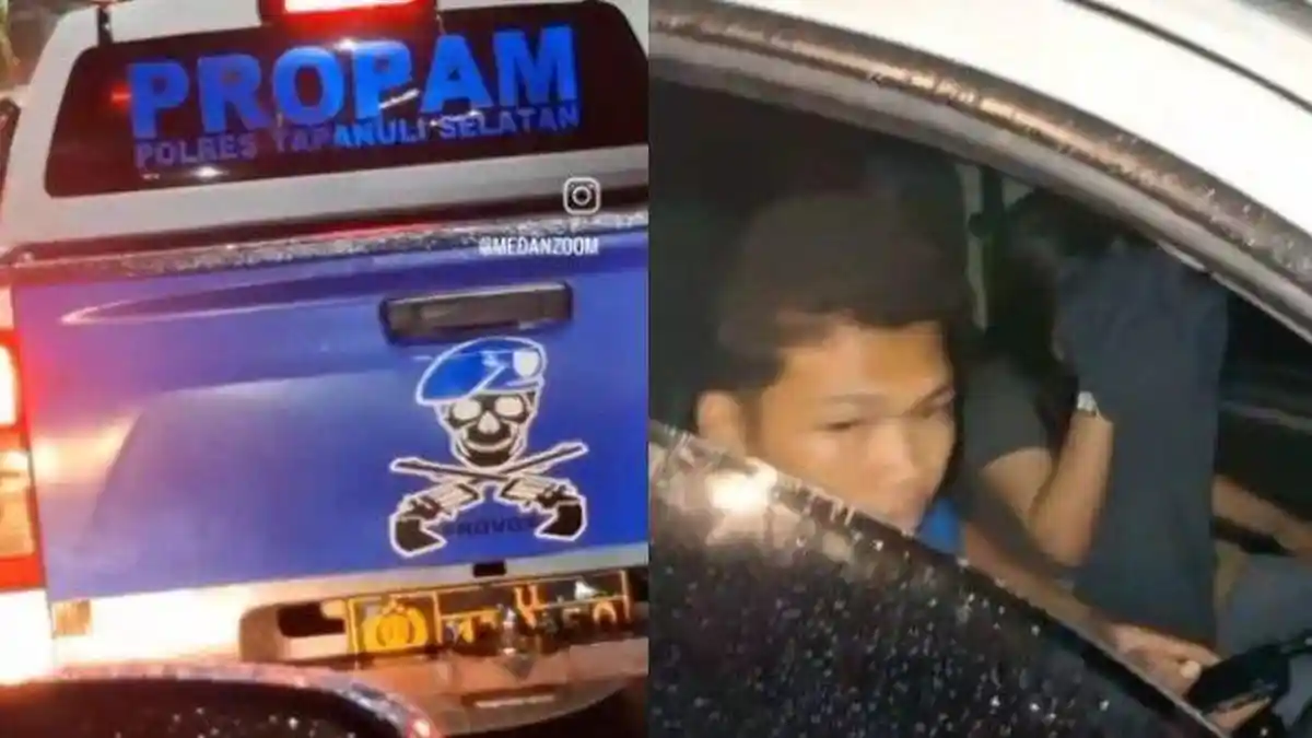 Detik-Detik Mobil Dinas Propam Dibawa Sepasang Remaja Berujung Tabrak Lari, Ini Kata Polda Sumut 
