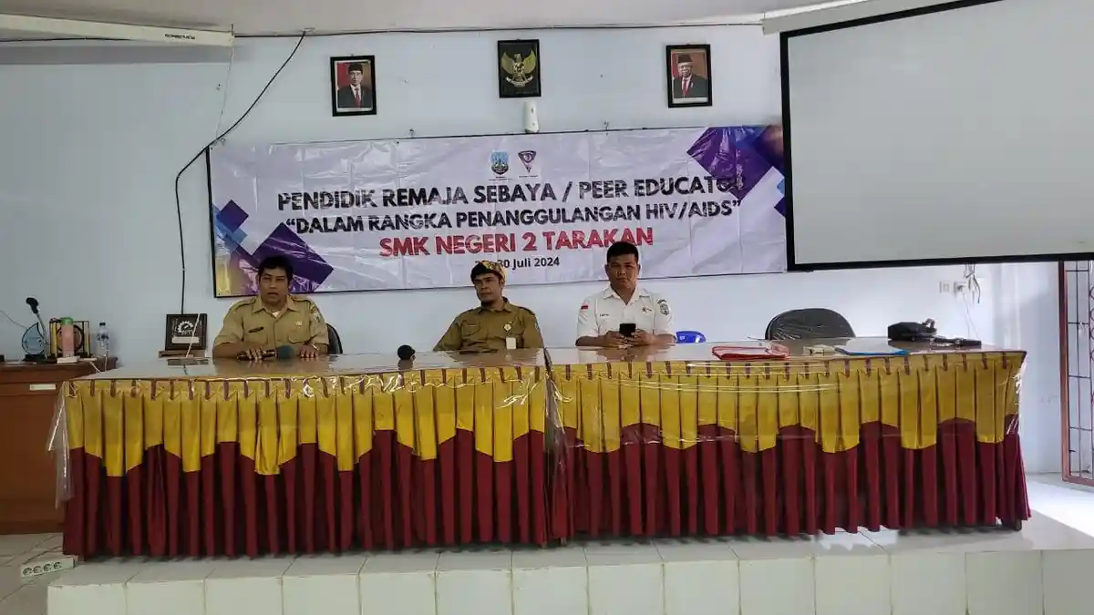SMKN 2 Tarakan Kalimantan Utara Gelar Pendidikan Remaja Sebaya Cegah HIV/AIDS