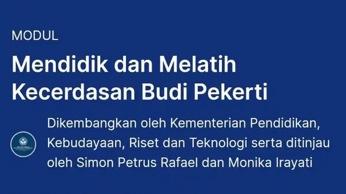Jawaban Terbaru Post Test Modul 4 Mendidik dan Melatih Kecerdasan Budi Pekerti, Pelatihan Mandiri