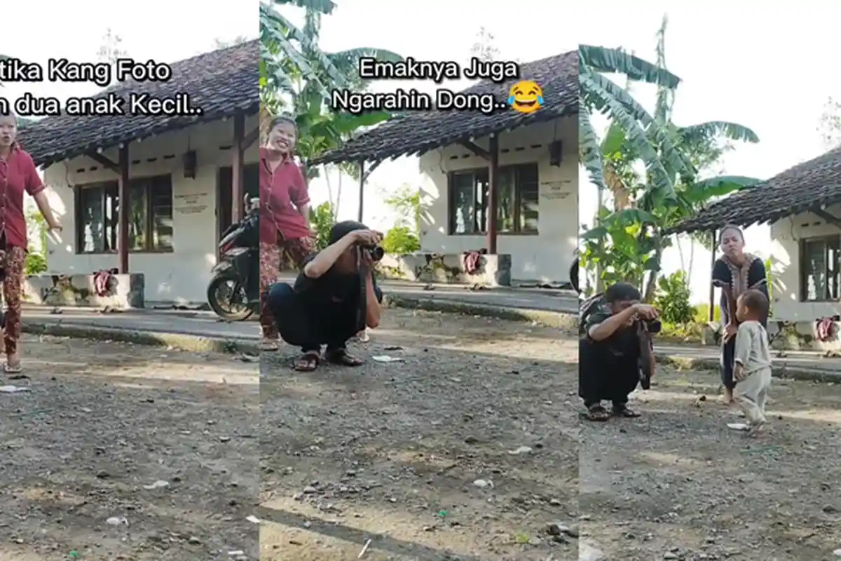 Viral Emak-emak Arahkan Gaya Anak Bikin Salfok Warganet