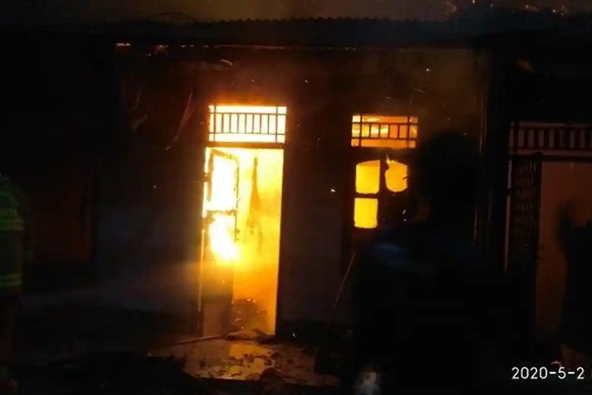 KEBAKARAN Sabtu 5 Mei 2020, Lima Rumah Terbakar, Terjadi Tadi Dini Hari di Tambora