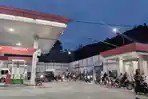 Sempat Was-was Isu Kelangkaan, Begini Kondisi SPBU Expo Waena Jayapura