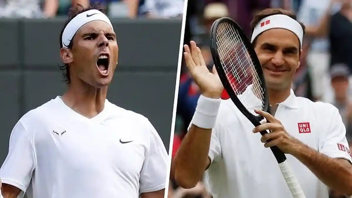 Duel Petenis Terbaik Dunia Roger Federer vs Rafael Nadal Bakal Tersaji di Grand Slam Wimbledon 2019