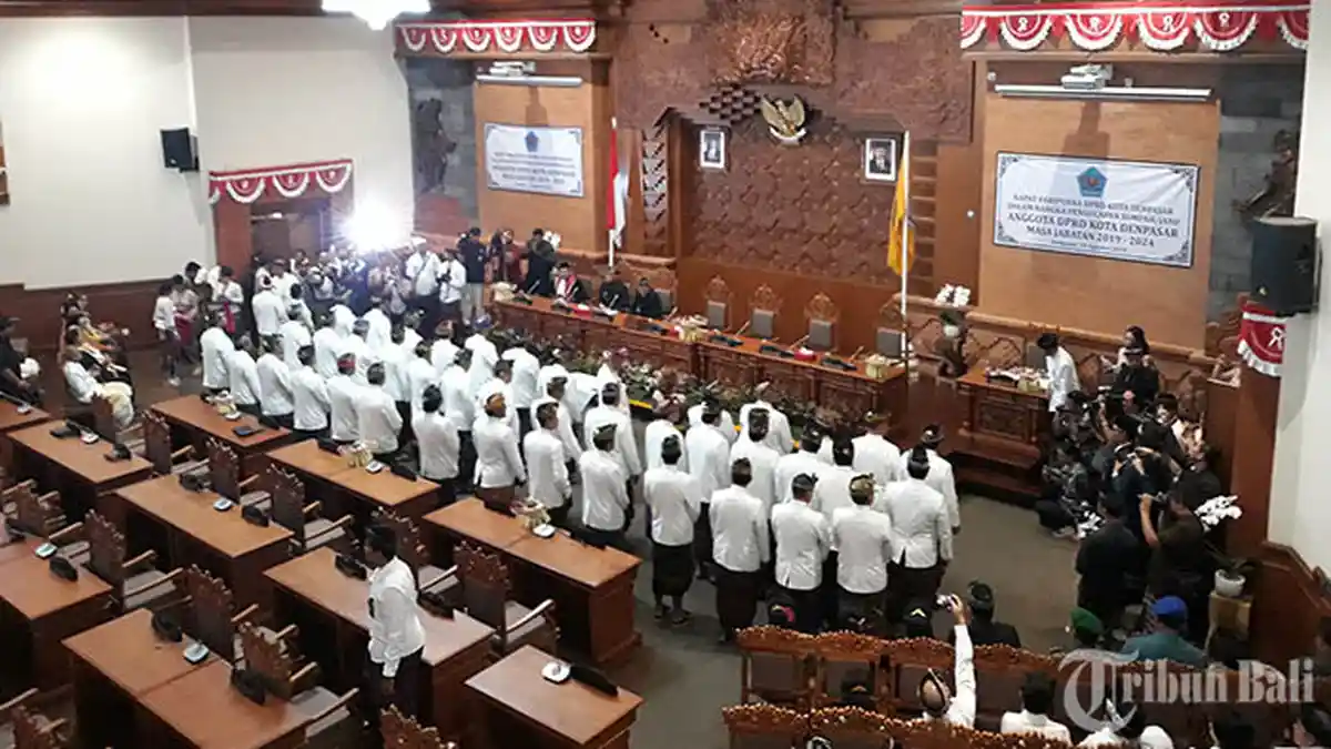 SAH! Tersedia 45 Kursi DPRD Kota Denpasar Tahun 2024, Ini Daftar Anggota Periode 2019-2024