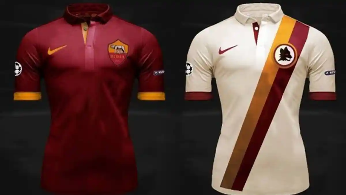 AS Roma Kembali Rilis Jersey Tandang dari Nike