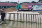 Curah Hujan Tinggi, SD Negeri 16 Tanah Abang PALI Terendam Luapan Sungai Lematang