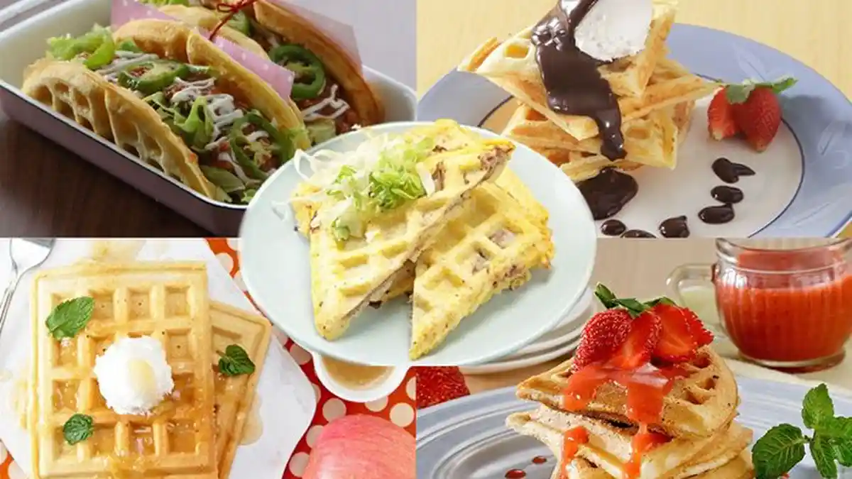 Aneka Resep Waffle, Cara Membuat Waffle Mudah, Ada Waffle Saus Cokelat hingga Waffle Saus Stroberi