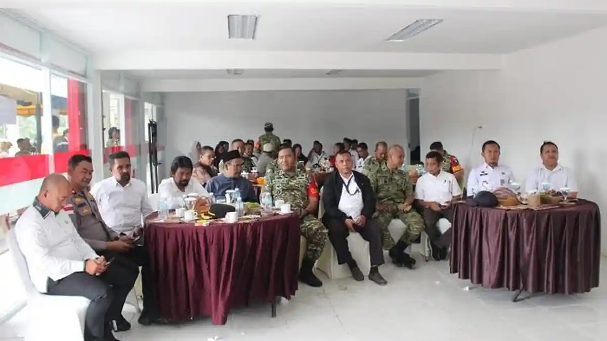 Hadiri Rapat Virtual Peresmian KDMP, Dandim Abdya Dukung Program Nasional 