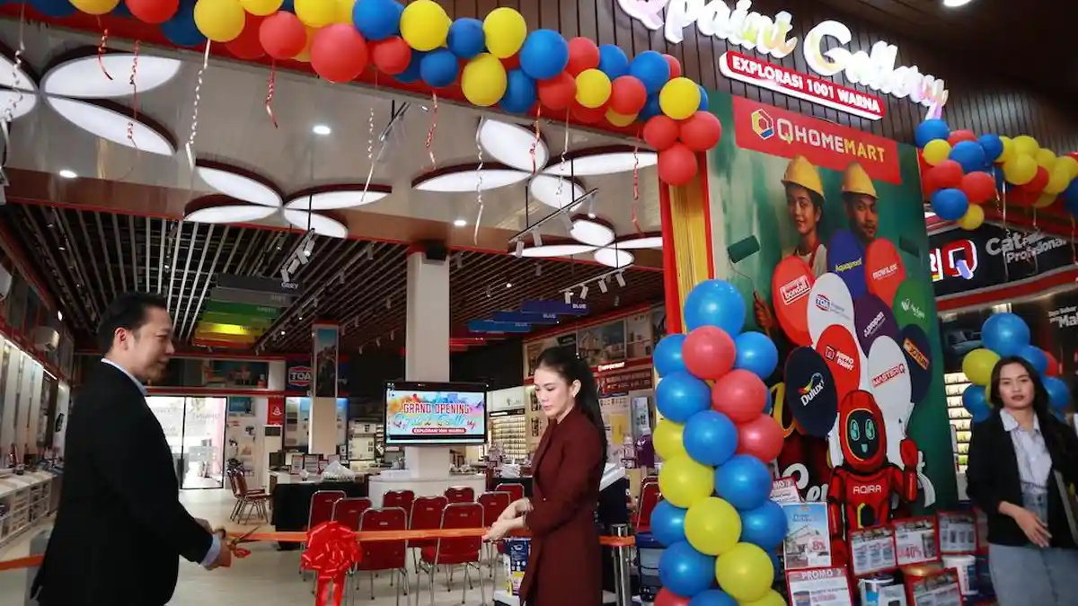 Qhomemart Resmikan Qpaint Gallery, Mengusung Konsep Modern dan Interaktif