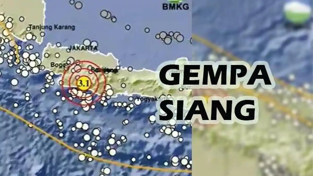 Gempa Bumi Siang Ini di Bandung Jawa Barat, Info BMKG Terkini Senin 3 Juli 2023, Berikut Rinciannya