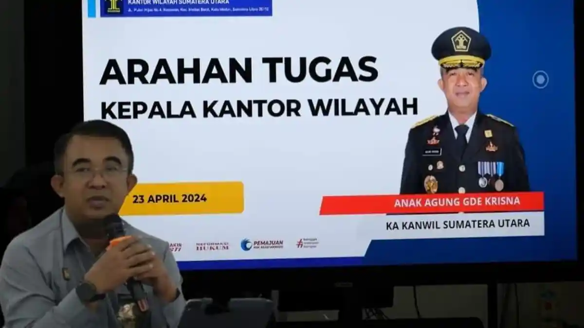 Kakanwil Kemenkumham Sumut Beri Arahan untuk Seluruh Pegawai, Ingatkan 9 Alur Pikir Kinerja
