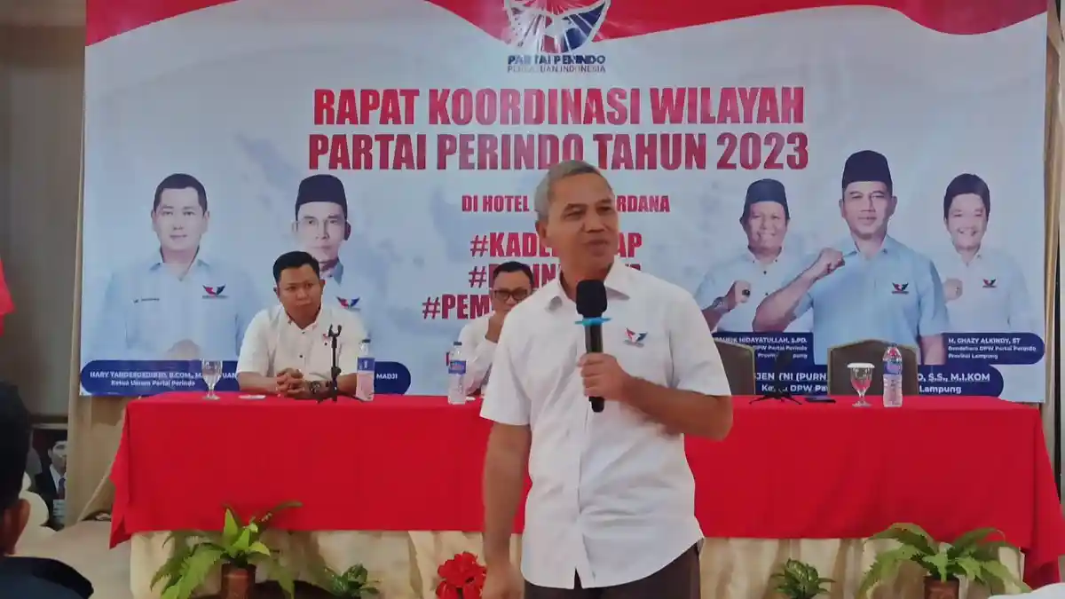 Perindo Lampung Persiapkan Bacaleg pada Pemilu 2024