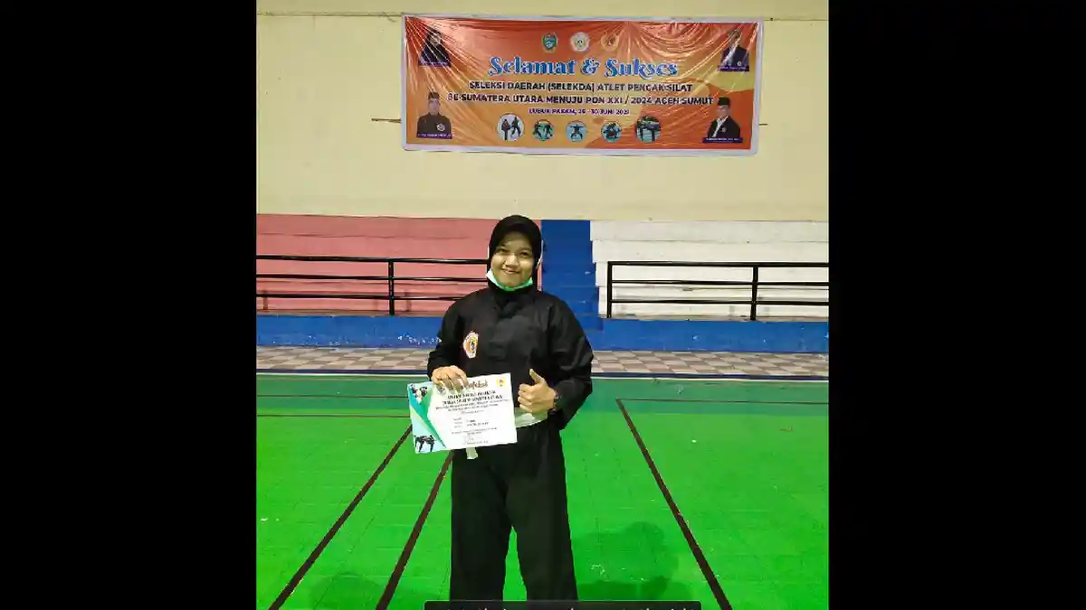 Sempat Ditentang Keluarga, Ananda Akhirnya Lolos Selekda Pencak Silat Menuju PON Aceh-Sumut