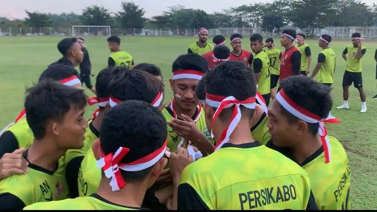 Momen Keceriaan Pemain Persikabo 1973 Rayakan HUT KE-77 Republik ...