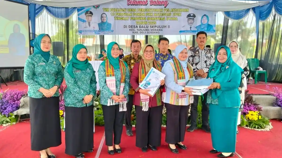 Desa Dalu X B Deliserdang Ikuti Lomba 10 Program Pokok PKK Kategori UP2K Tingkat Sumut 