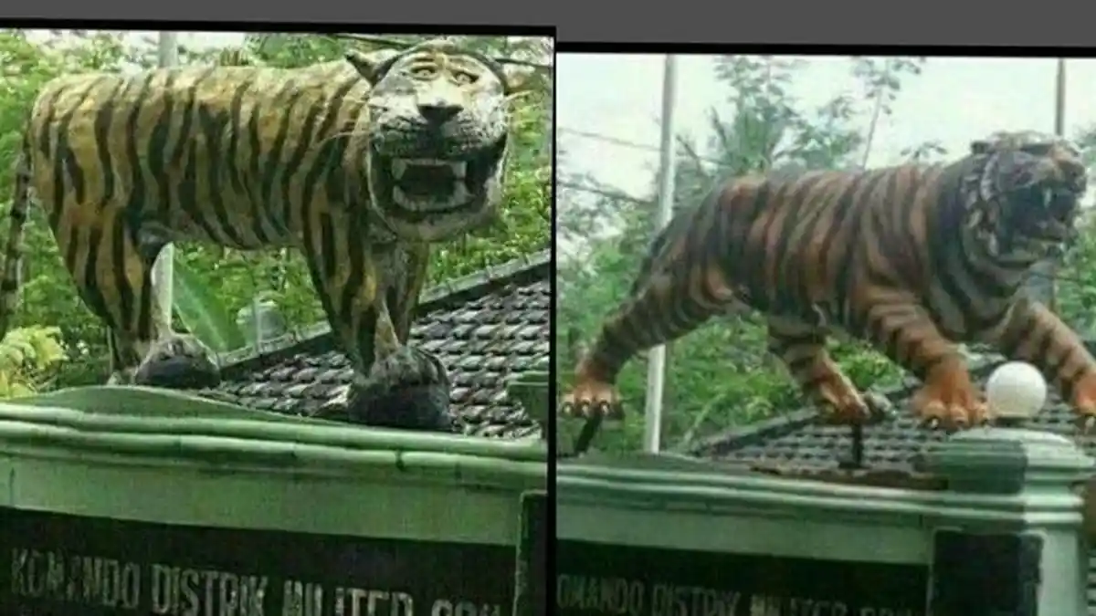 Gara-gara Patung Harimau Lucu, Patung di Seluruh Koramil Dievaluasi
