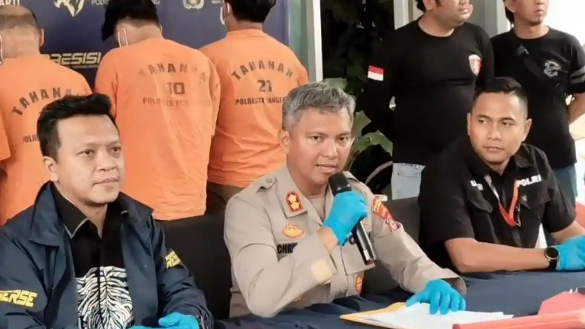 7 Anggota Ormas di Tangerang Banten Diringkus Polisi Gegara Peras Sopir Truk