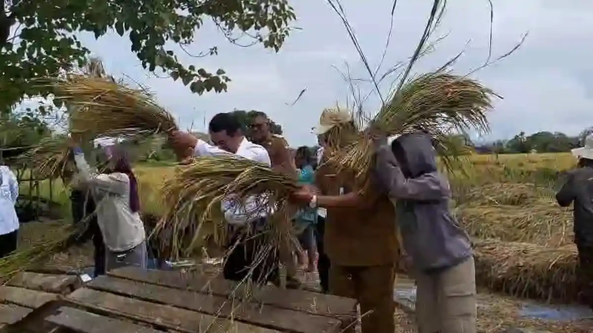 Bertemu Menteri Pertanian, Gadir Dean Minta 10 Mesin Pemotong Padi dan 50 Handtracktor