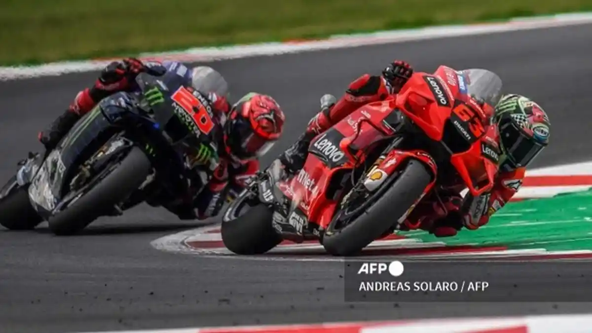 LENGKAP Hasil Kualifikasi MotoGP Emilia Romagna, Bagnaia Pole, Quartararo Tercecer, Adik Rossi ke-3
