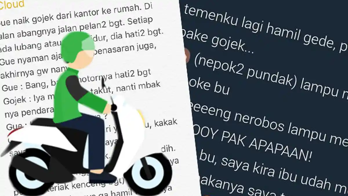 3 Kisah Ibu Hamil Naik Ojek Online ini Ada yang Kocak Abis, Ada Juga yang Haru Banget