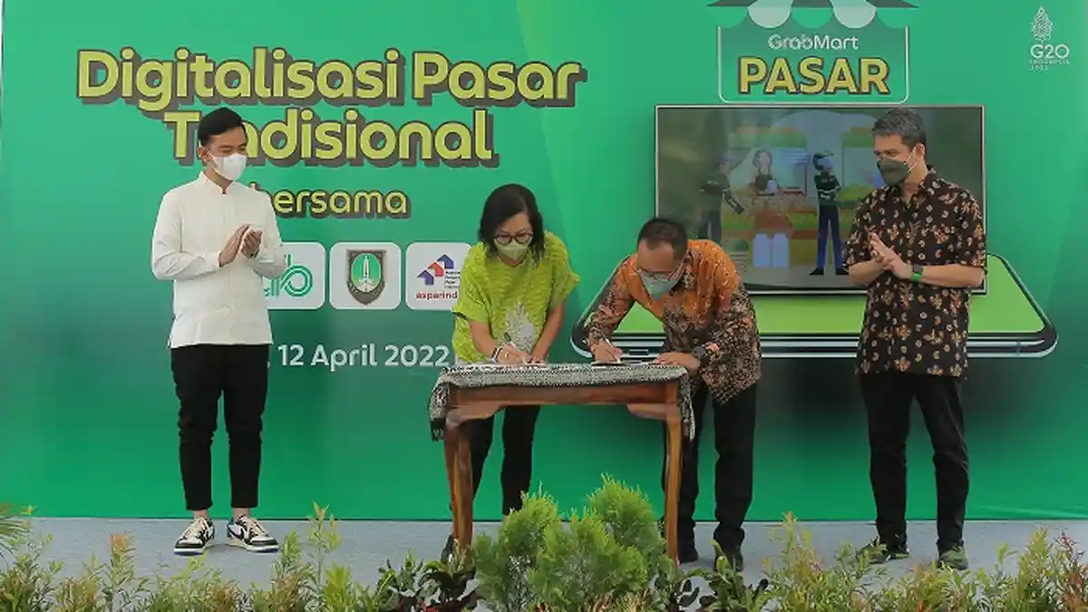 Bermula dari Surakarta, Kolaborasi Grab-Asparindo Targetkan Digitalisasi 4.600 Pasar Tradisional