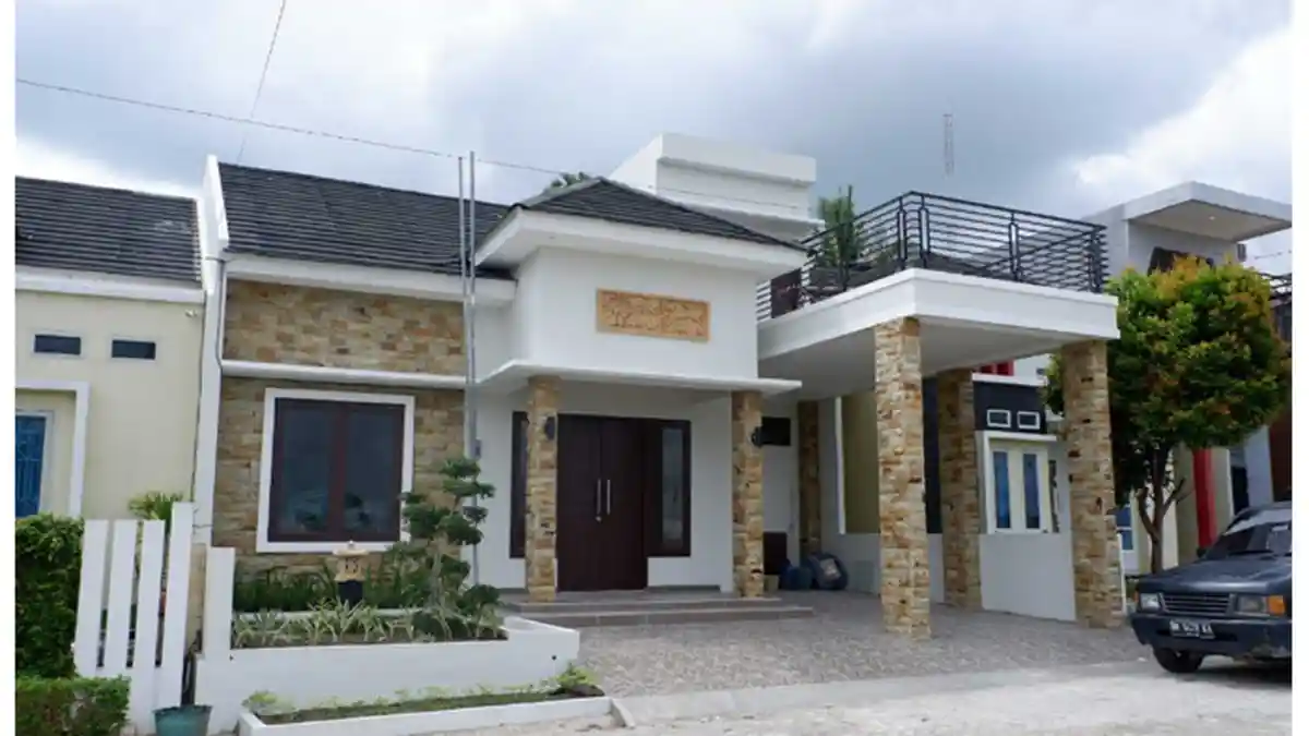 Identik dengan Batu Alam, Arsitek di Pekanbaru Renovasi Rumah dengan ...