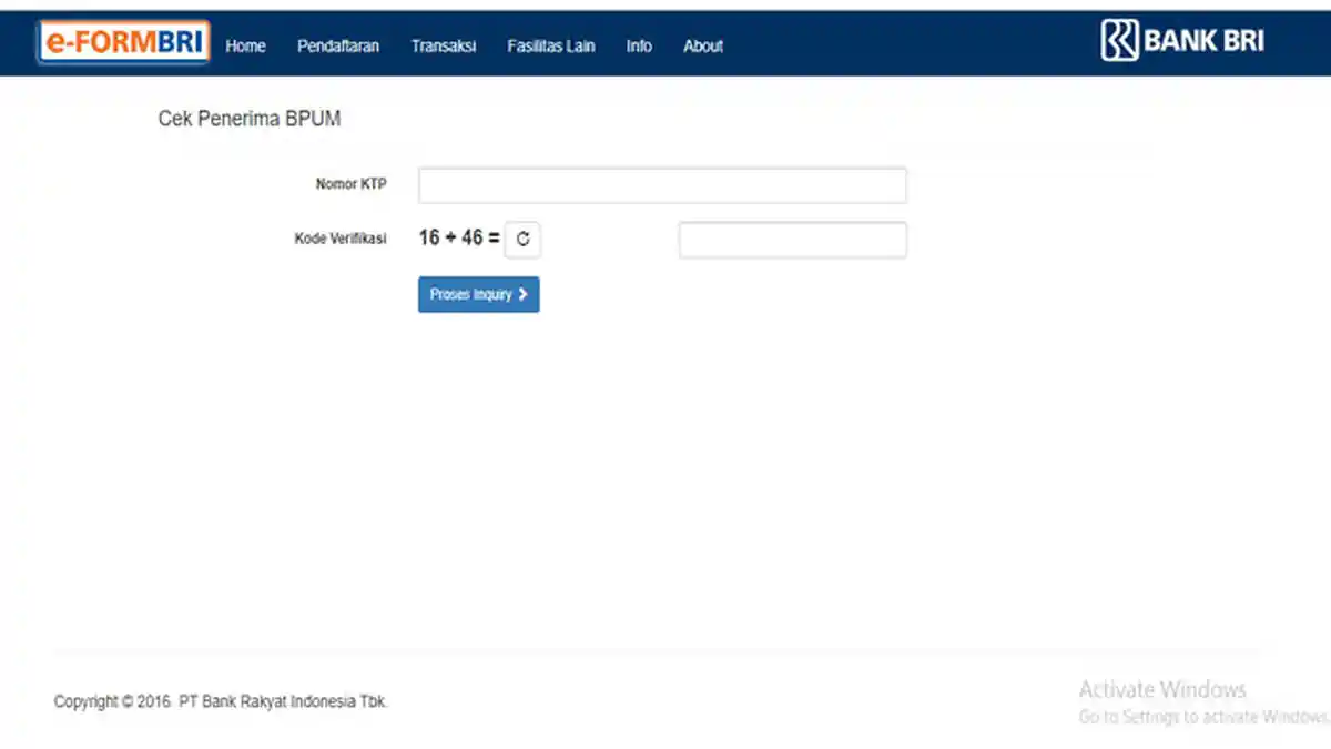 Cek Eform Bri.co.id/bpum Pakai KTP Disini , Ini Cara Daftar BPUM UMKM 2020 Gratis