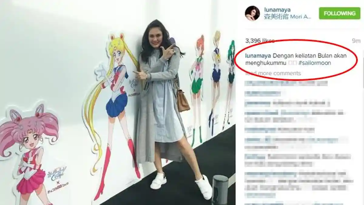 Kata 'Keliatan' di Postingan Luna Maya Memancing Reaksi Netizen
