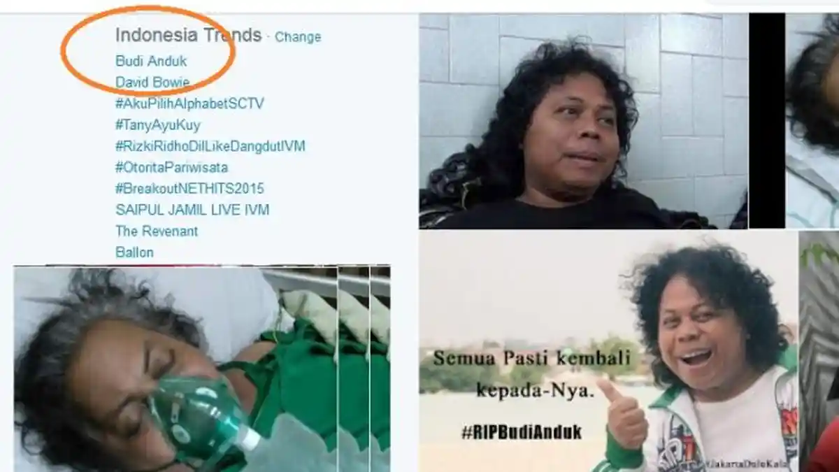 Jenazah Budi Anduk Dimakamkan di Sebelah Pusara Ibunya